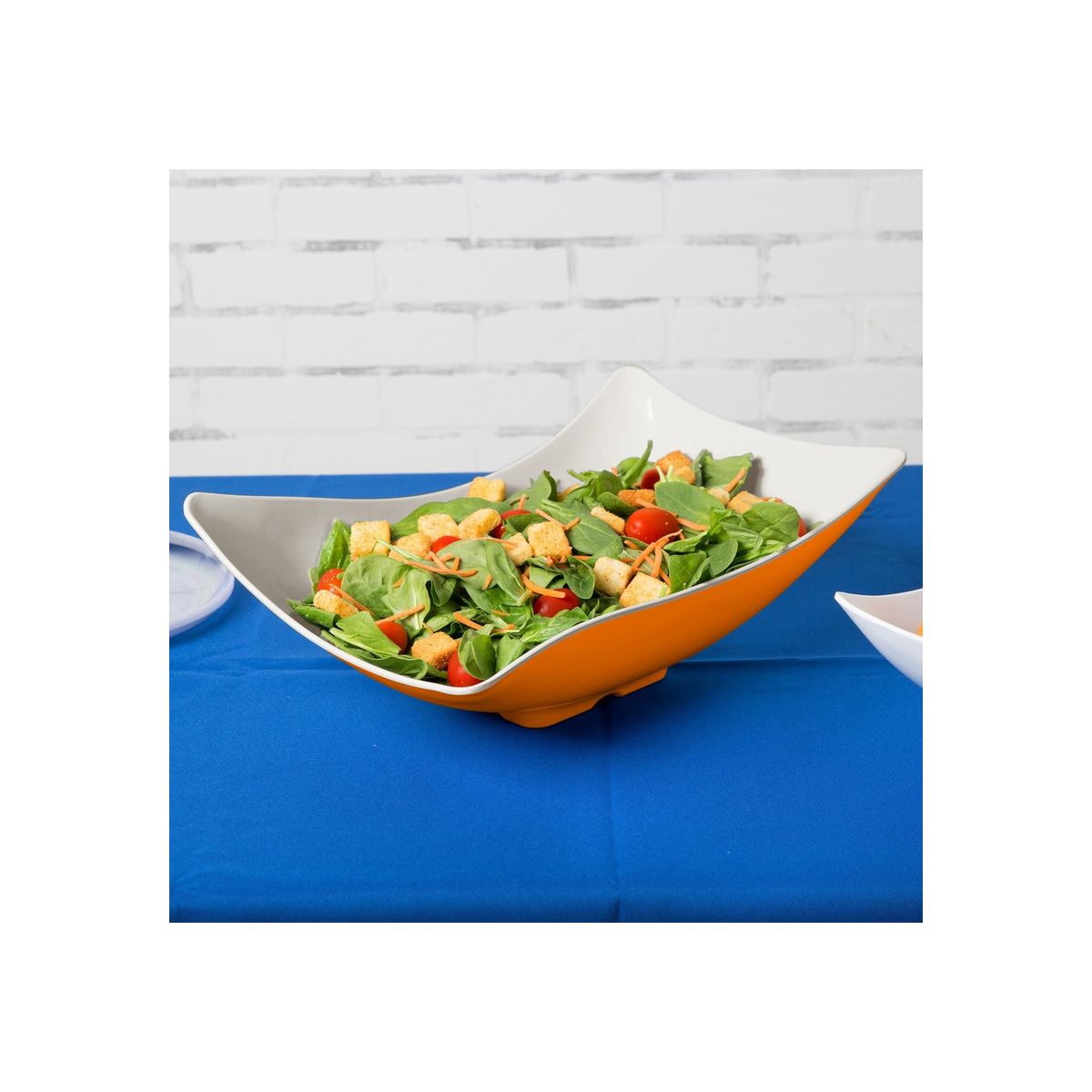 IMAHE - BOWL ONDEADO NARANJO MED. 27x41 cm IMAHE