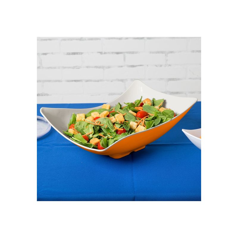 IMAHE - BOWL ONDEADO NARANJO MED. 27x41 cm IMAHE