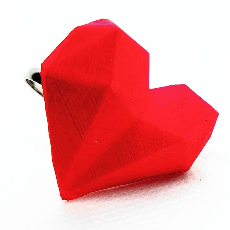 CATHALIFAUDJOYAS - ANILLO 3D CORAZON GEOMETRICO CATHALIFAUDJOYAS