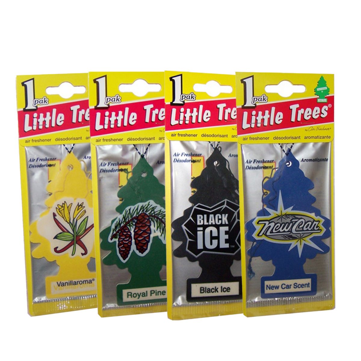 LITTLE TREES - Pack 20 Pinos Aromático Car-Freshner 4 variedades