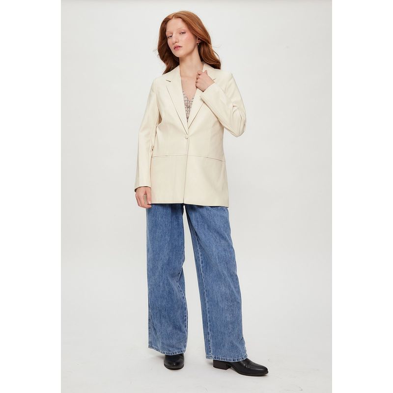 IO - Blazer Liso Beige iO