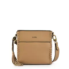 ZIOL - Cartera bandolera pequeña kim taupe