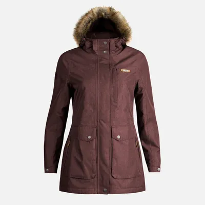 Lippi Chaqueta Mujer Roble B-Dry Hoody Jacket Melange Vino