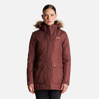 Imagen 2 del producto Chaqueta Mujer Roble B-Dry Hoody Jacket Melange Vino