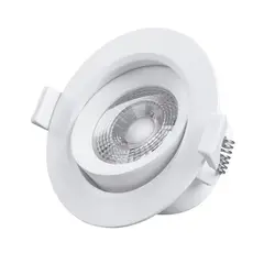 MALIK - Foco Embutido Spotlight 7w Cw Dirigible 360°