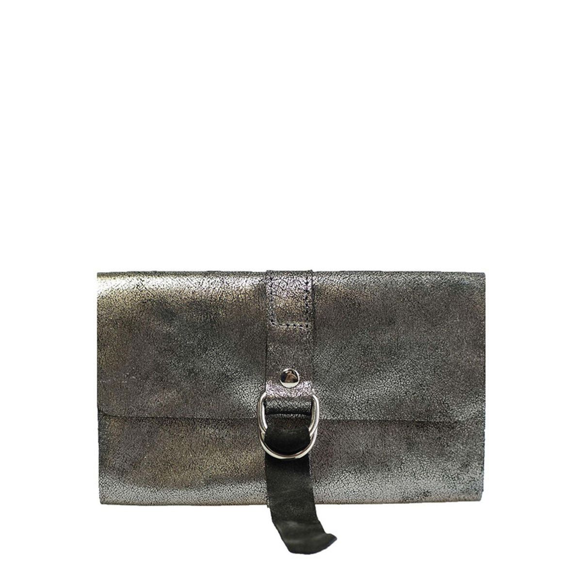 GENERICO - Joyero Mujer 1005 cuero color metalizado Nicoletta