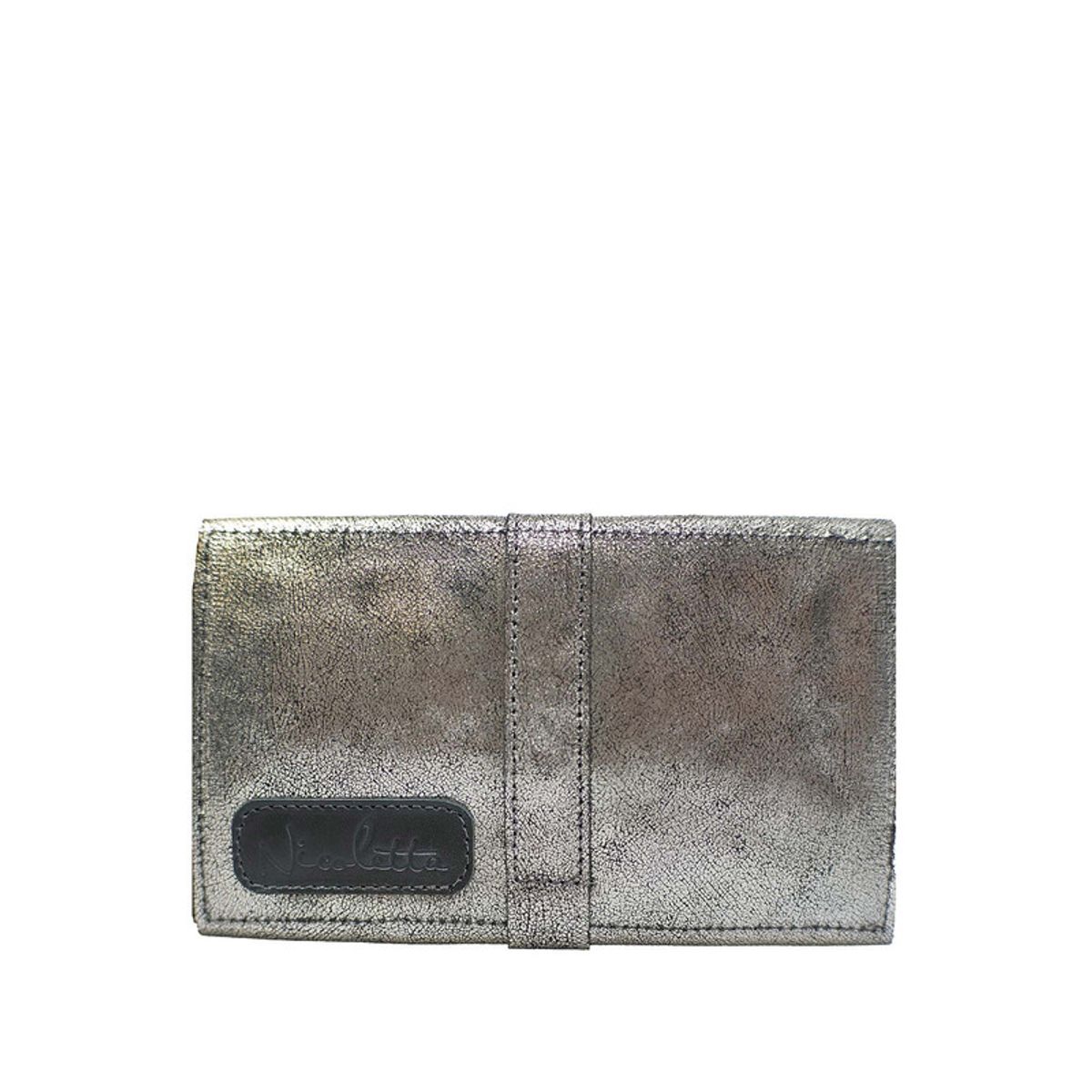 GENERICO - Joyero Mujer 1005 cuero color metalizado Nicoletta