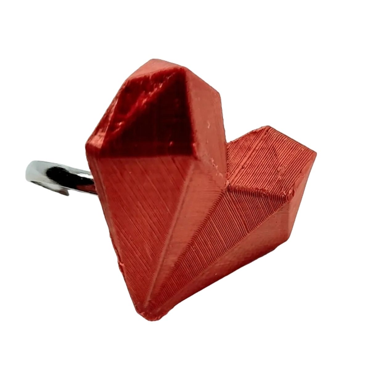 CATHALIFAUDJOYAS - ANILLO 3D CORAZON GEOMETRICO CATHALIFAUDJOYAS