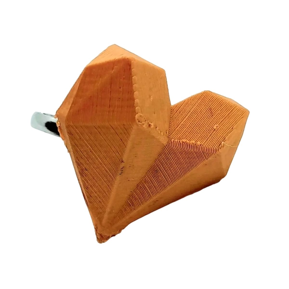 CATHALIFAUDJOYAS - ANILLO 3D CORAZON GEOMETRICO CATHALIFAUDJOYAS