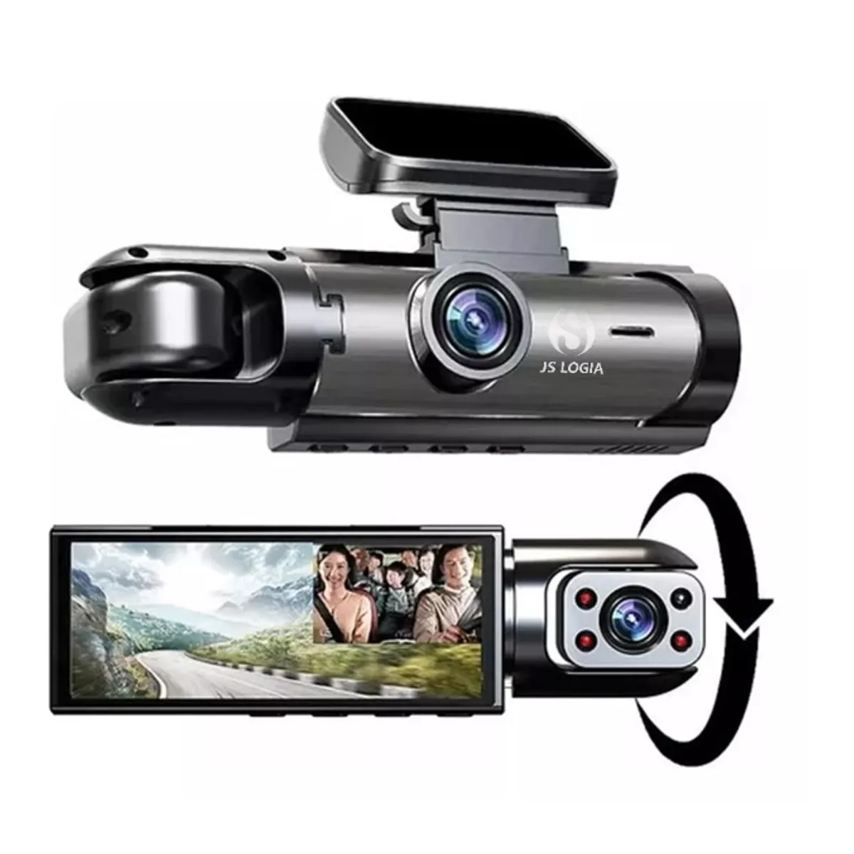 GENERICO - Camara Seguridad Auto 1080p Hd Vision Nocturna, 3.16 Inch
