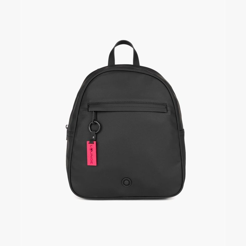LOUNGE - Mochila Mujer Con Llavero To Go Negro
