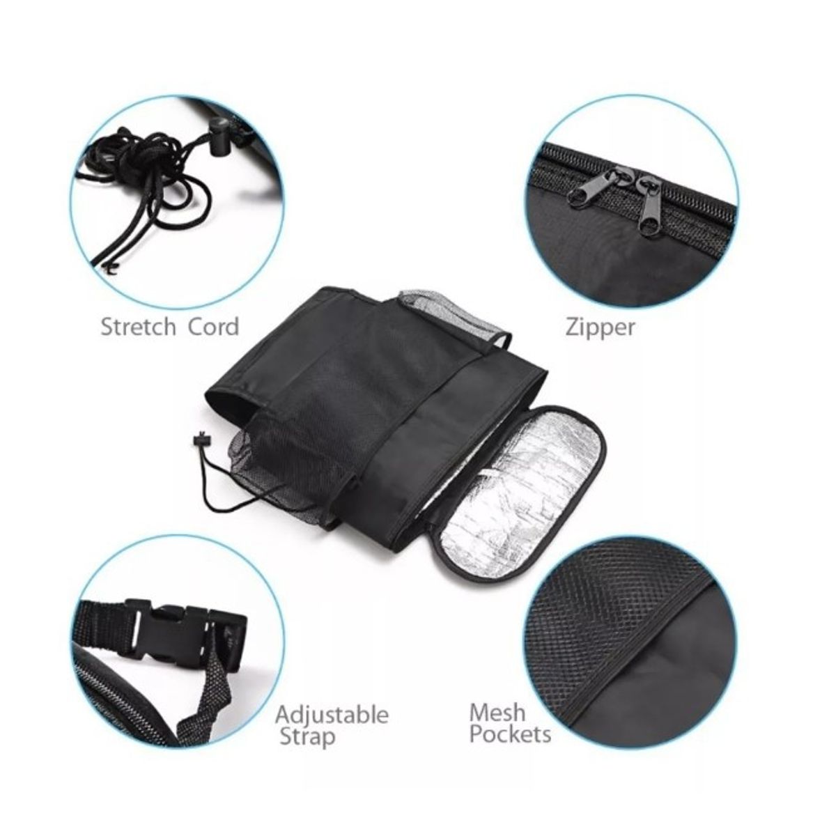 GENERICO - Bolso Organizador Para Auto Respaldo Asiento Multifunción