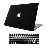 Carcasa Negra Acabado Mate Para Macbook Air 13.3 M1 Con Cubre Teclado