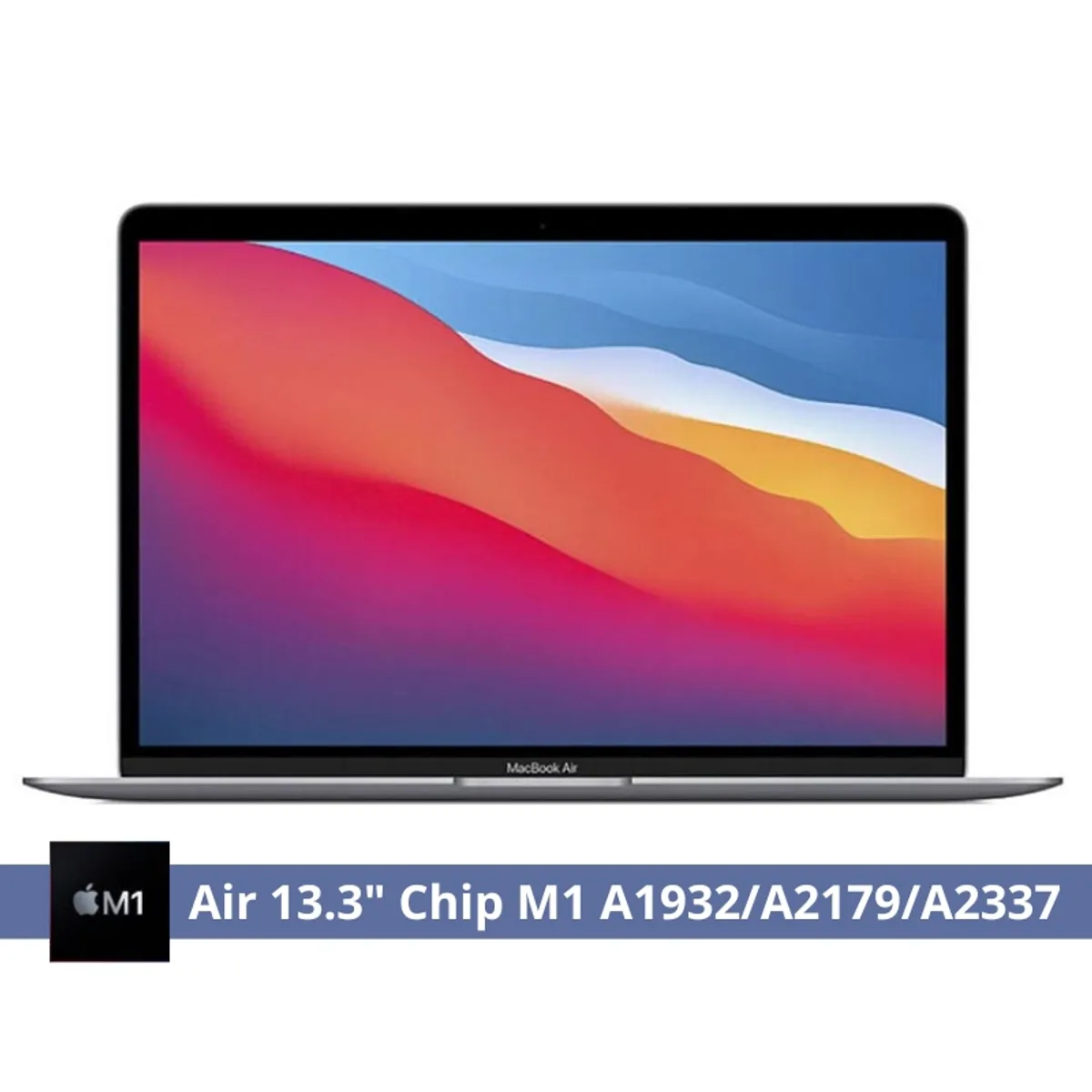 GENERICO - Carcasa Negra Acabado Mate Para Macbook Air 13.3 M1 Con Cubre Teclado