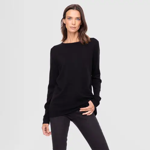 BUBBA - Women Sweater Solid Black Black