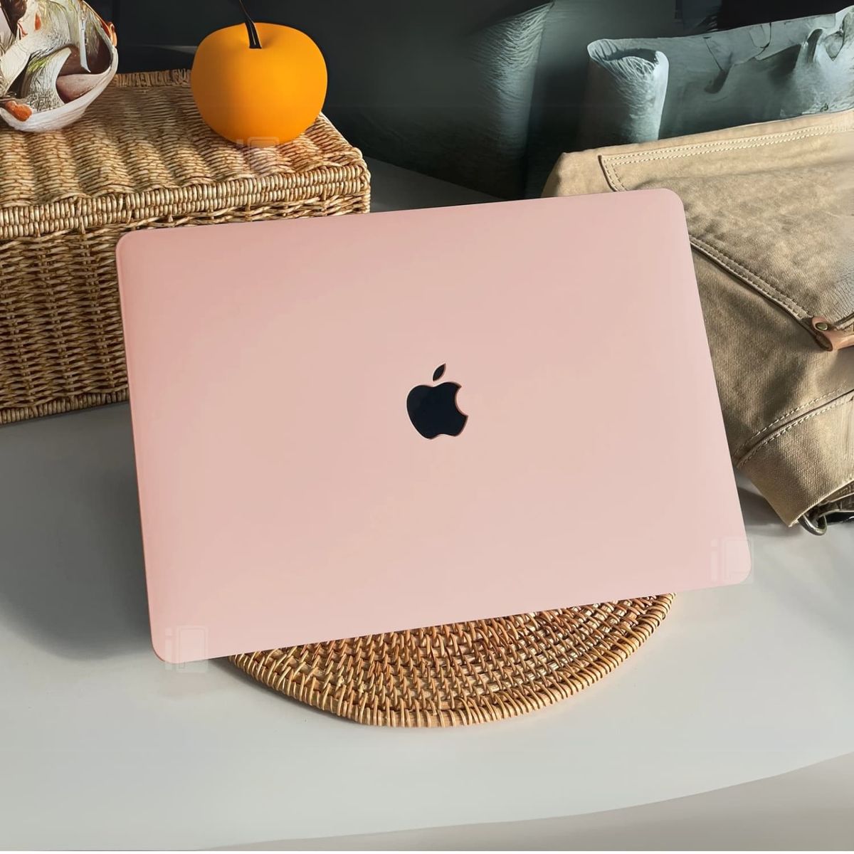 GENERICO - Carcasa Rosa Acabado Mate Para Macbook Air 13.3 M1 Con Cubre Teclado