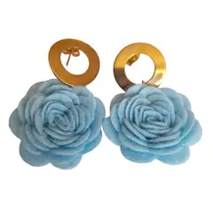 CATHALIFAUDJOYAS - Aros de fieltro y acero