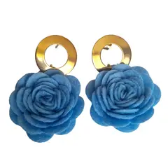 CATHALIFAUDJOYAS - Aros de fieltro y acero