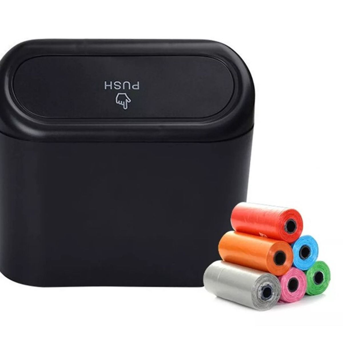 GENERICO - Basurero Para Auto Portatil Universal 1 Litro