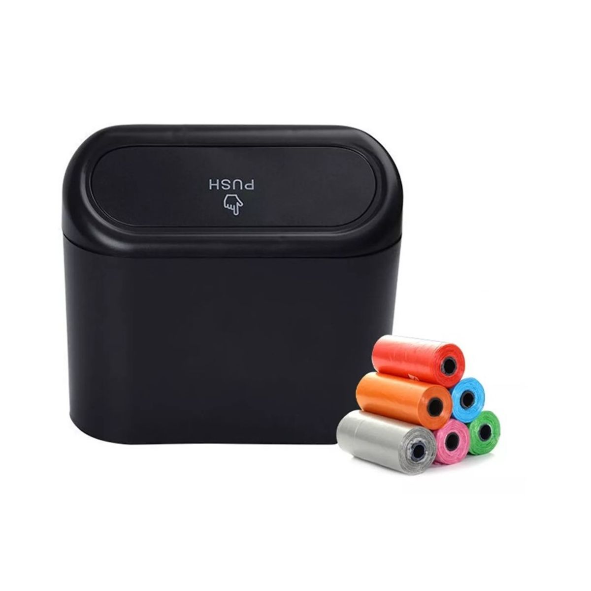 GENERICO - Basurero Para Auto Portatil Universal 1 Litro