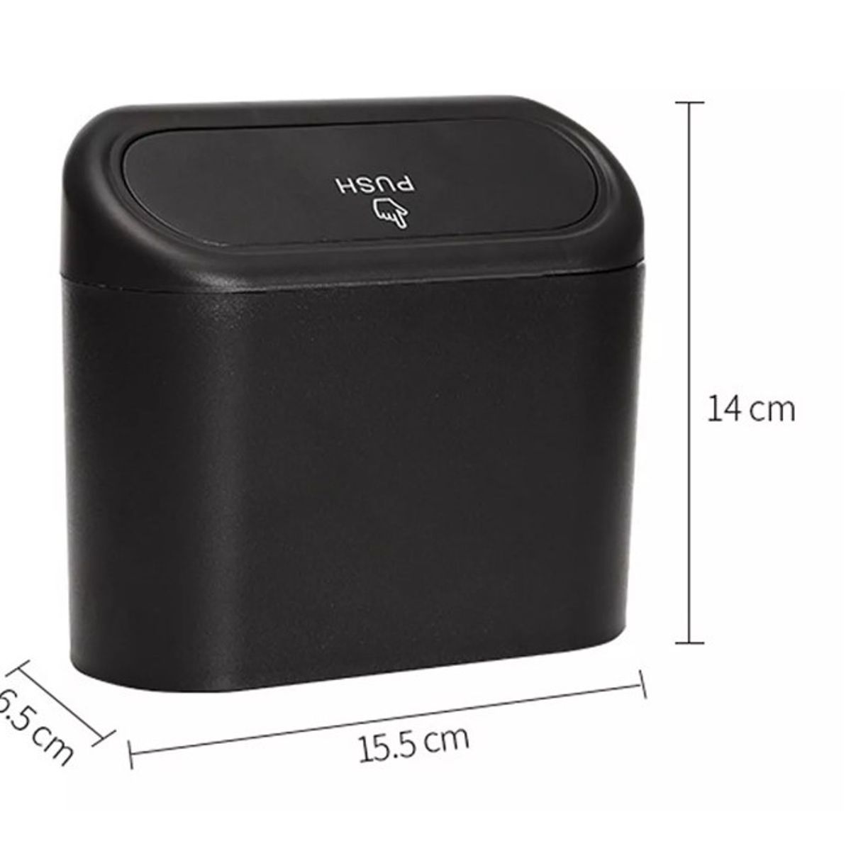 GENERICO - Basurero Para Auto Portatil Universal 1 Litro