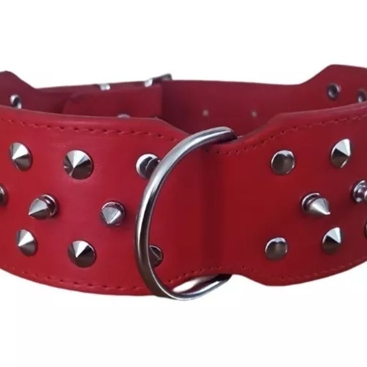 DEFENSOR FOREVER - Collar Con Púas Para Perros Razas Grandes - Talla XL Rojo
