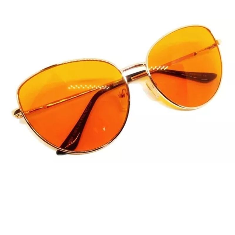 GENERICO - Lentes De Sol Metálico Ojo De Gato Tendencia