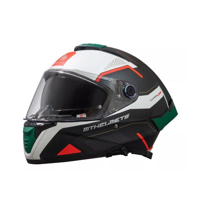 GENERICO - Casco  Thunder 4 Jerk Verde Perla Mate + Pinlock Talla M