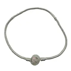 GENERICO - Pulsera Charm con Flores Plata 925