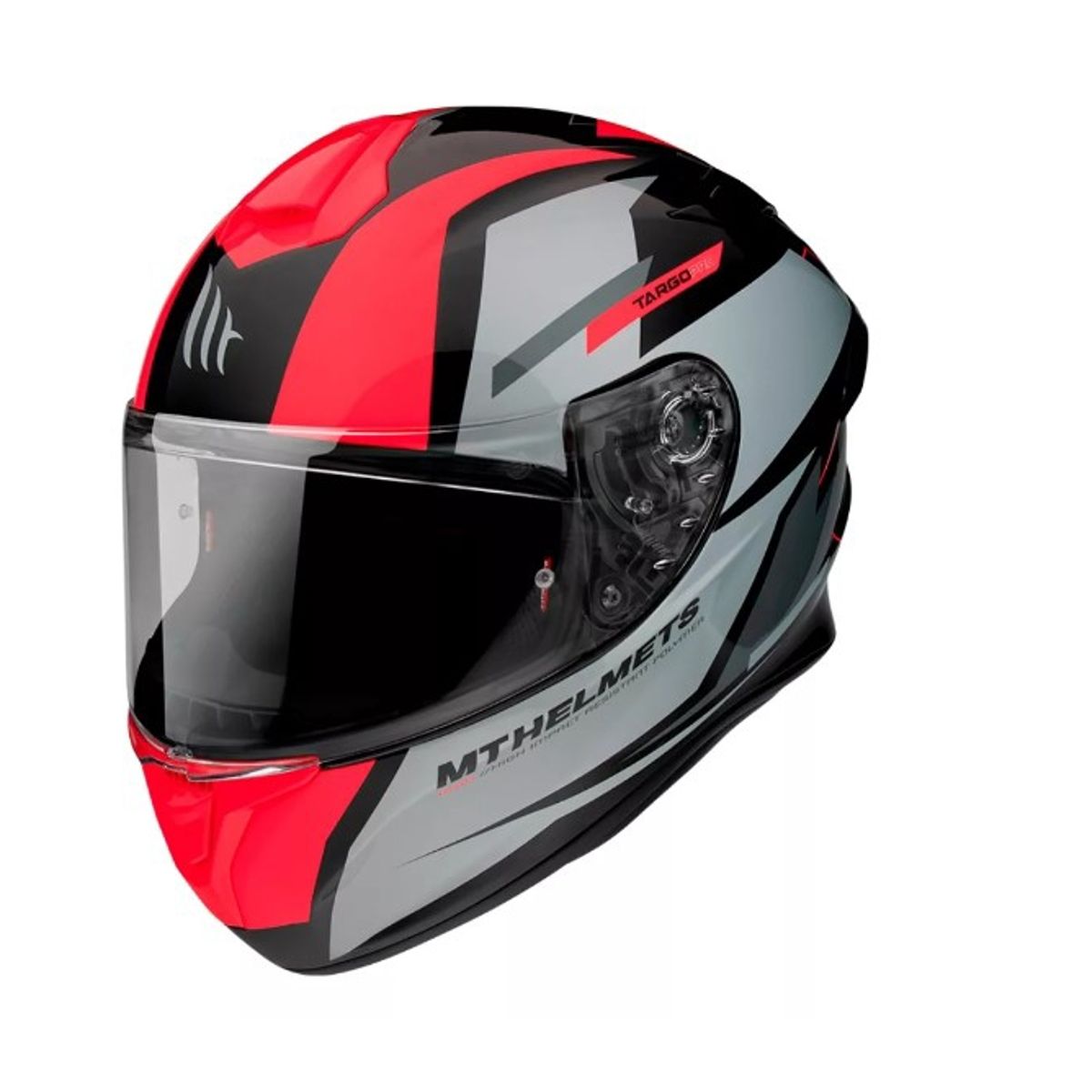 GENERICO - Casco De Moto  Targo Pro Sound A5 Rojo Brillo