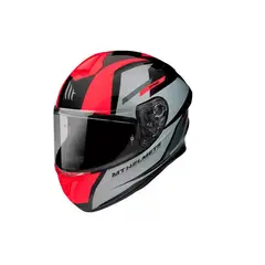 GENERICO - Casco De Moto Targo Pro Sound A5 Rojo Brillo