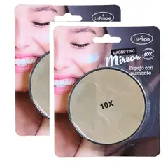 LA PREPIE - Pack x2 Espejo Con Aumento X10 Portatil