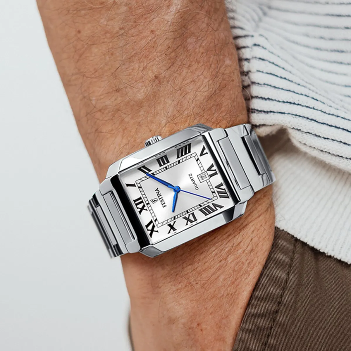 FESTINA - Reloj F20677/1 Festina Plateado Hombre On the square