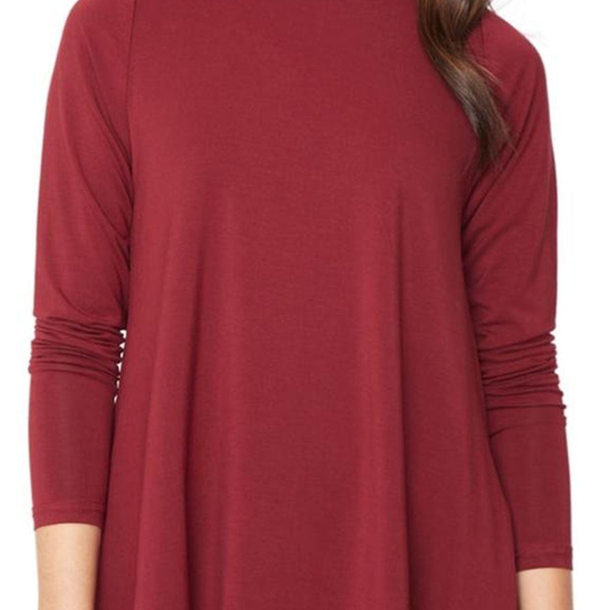 JACINTA TIENDA - Polera Bianca campana III burdeo Jacinta Tienda