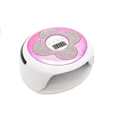 GENERICO - Secador Uña Uv Led Lampara Manicure Con Brillo 248w Rosa