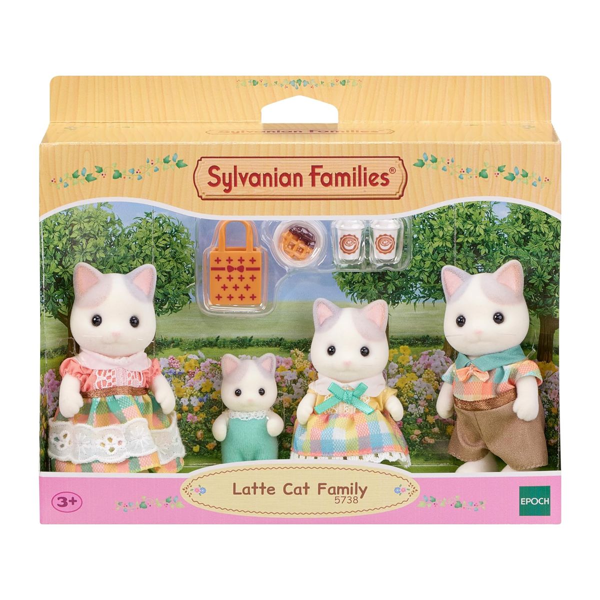 SYLVANIAN FAMILIES - Familia Gato Latte Sylvanian Families