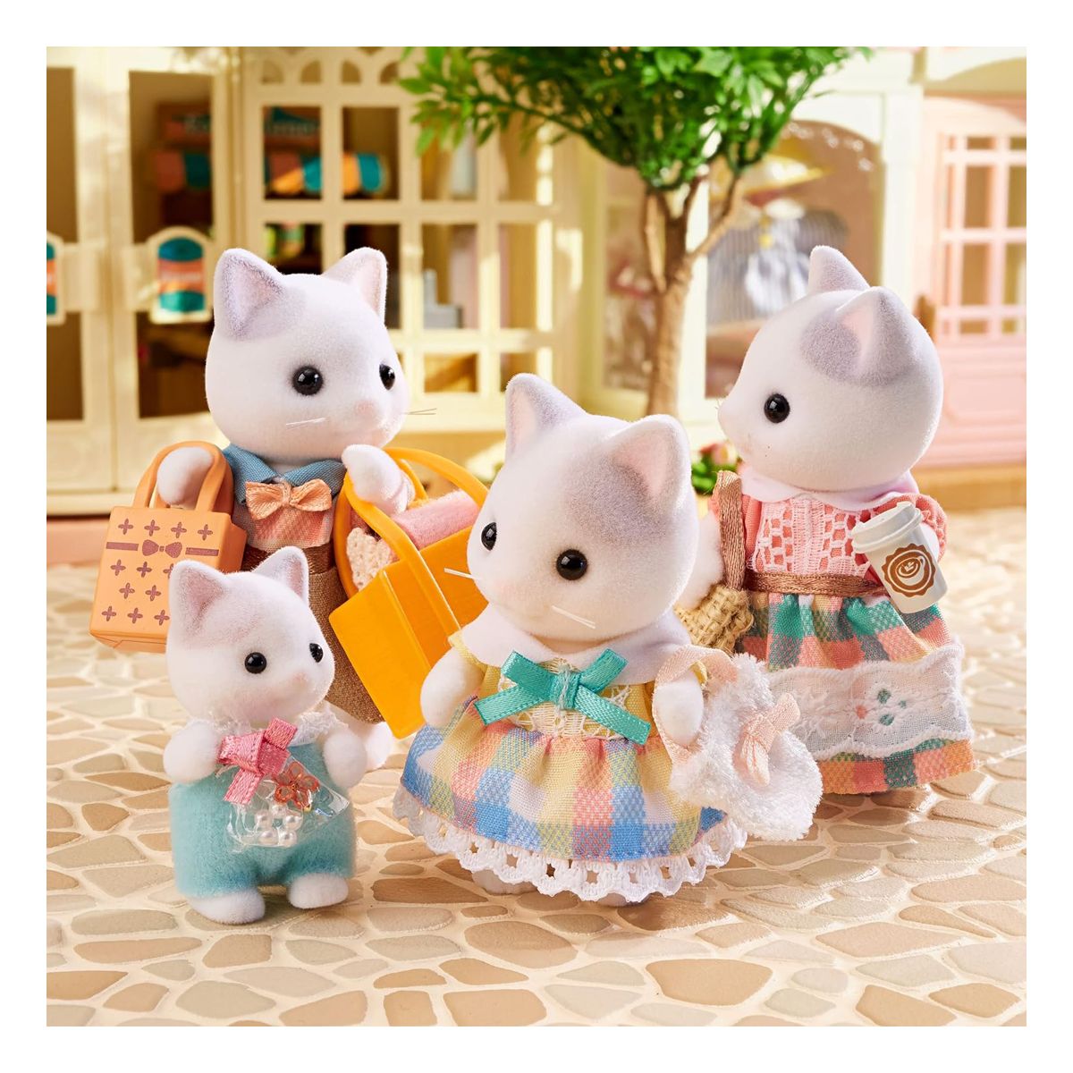 SYLVANIAN FAMILIES - Familia Gato Latte Sylvanian Families