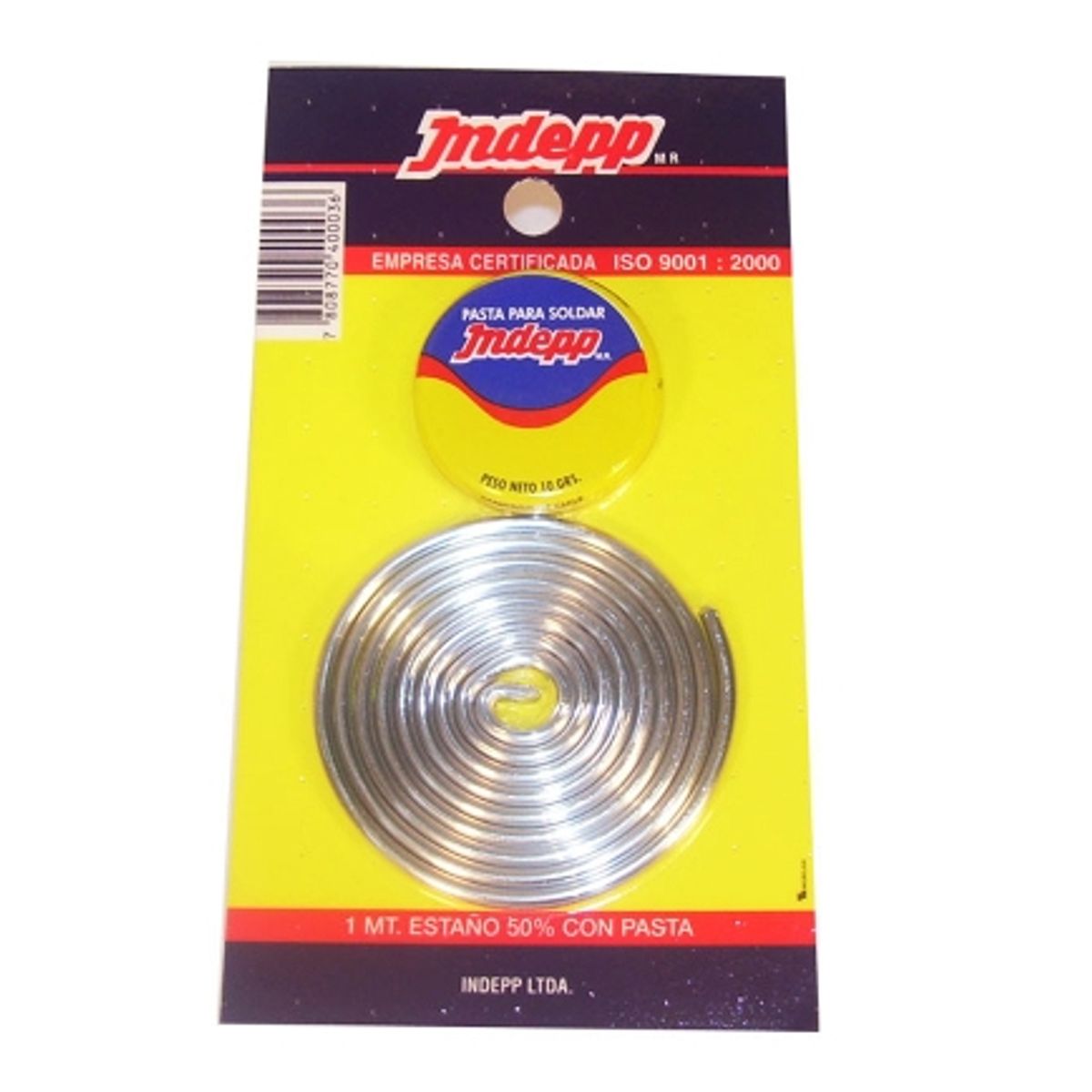 GENERICO - ESTAÑO DISPLAY 1MT CON PASTA