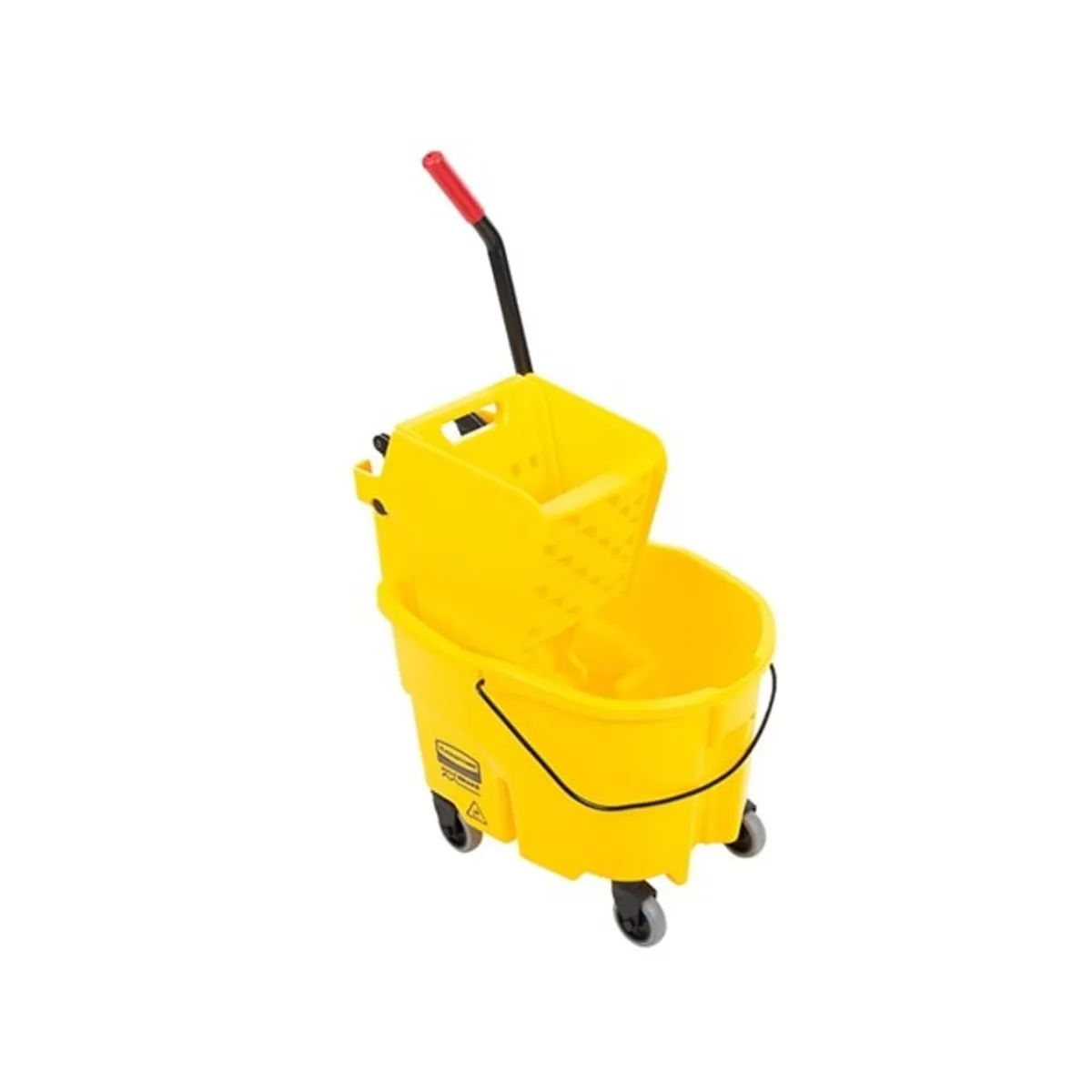 RUBBERMAID - CARRO ESTRUJA MOPA C/ ESCURRIDOR 25 LT. AMARILLO RUBBERMAID