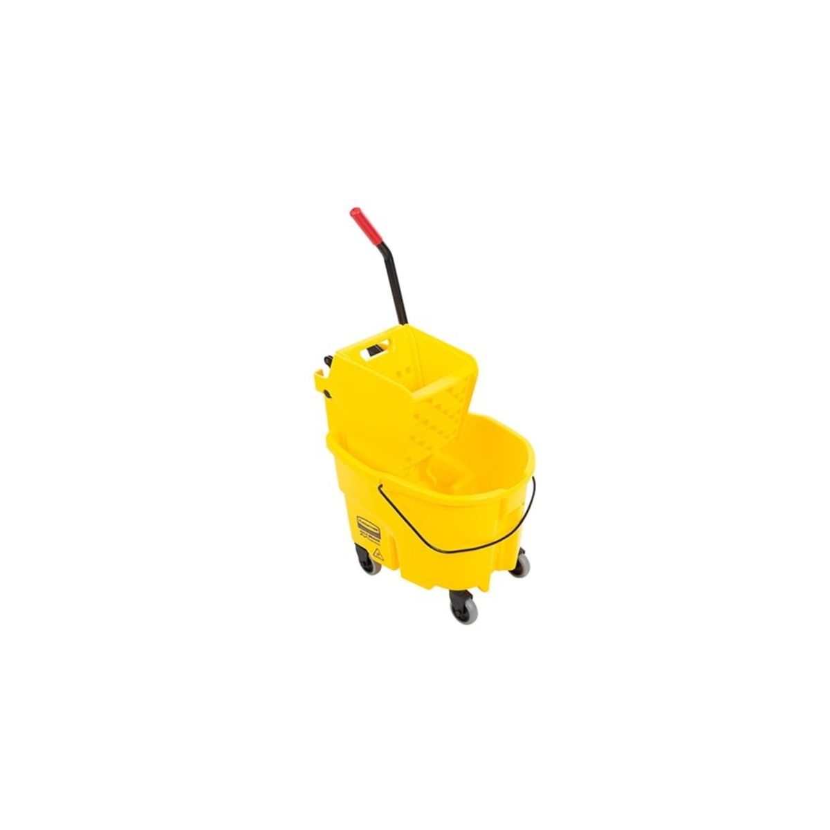 RUBBERMAID - CARRO ESTRUJA MOPA C/ ESCURRIDOR 25 LT. AMARILLO RUBBERMAID
