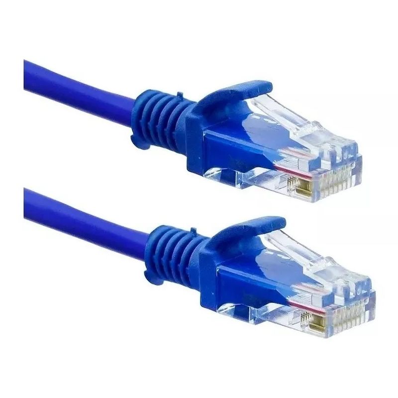 GENERICO - Cable de Red Rj45 Internet 8 Metros Categoría 5e UTP Azul