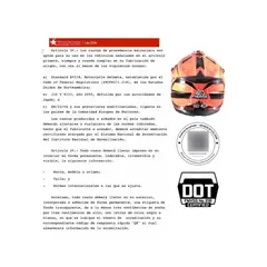 GENERICO - Casco Abatible De Moto Certificado Norma Dot Fhorse Jh-901