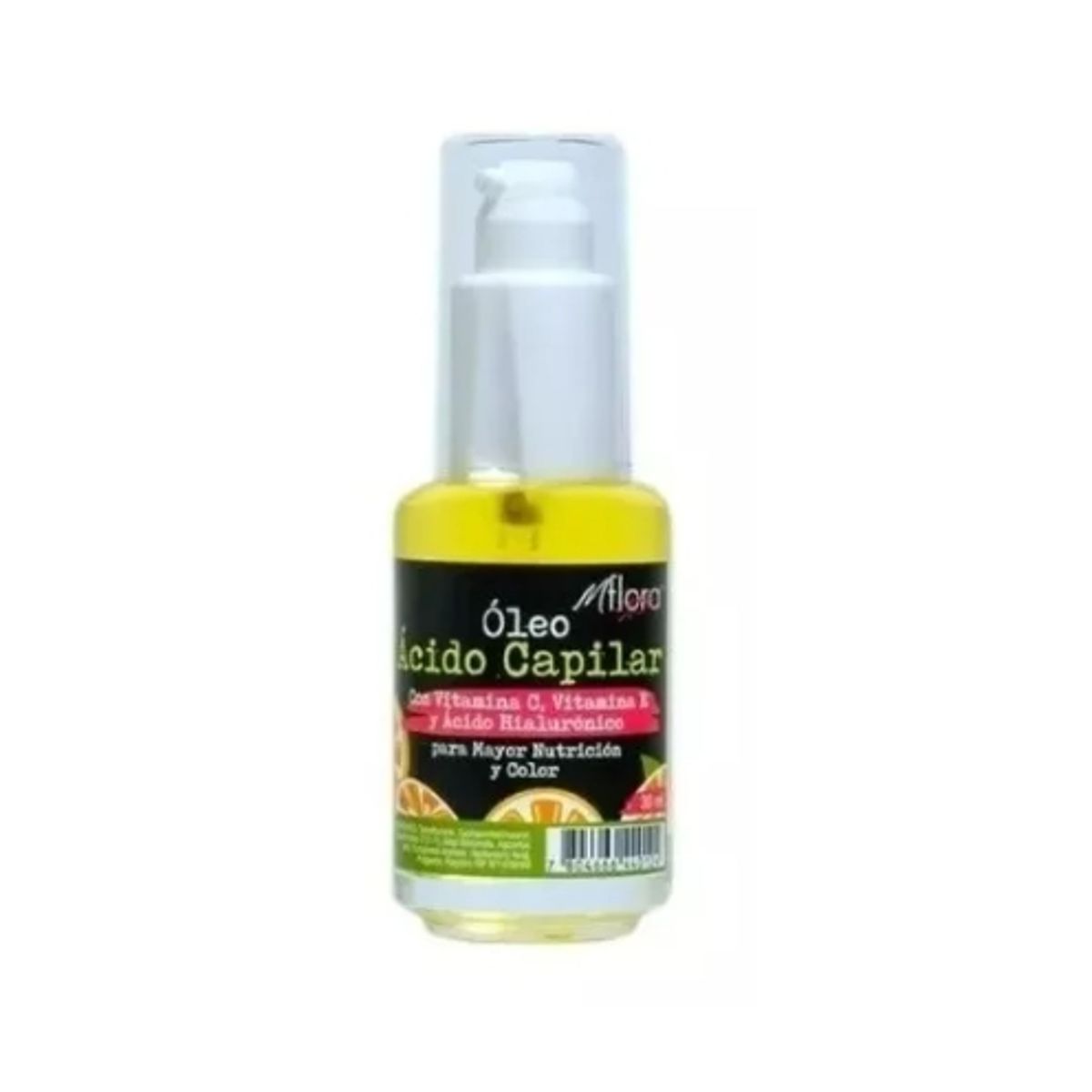 MFLORA - 1 Crema Acido capilar 300 Grs Flora +1 Aceite acido capilar 30ml Flora