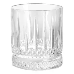 GENERICO - Set 6 Vasos Bajo Tallados Para Tragos Coctel 370cc Alysa