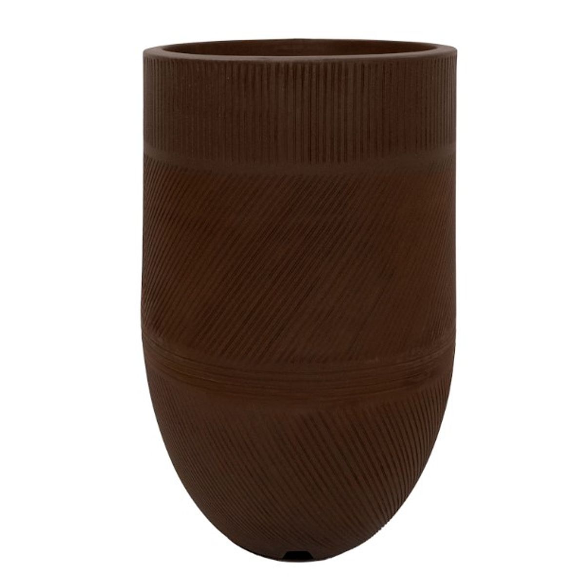 FLORIDIS - MACETERO FLORIDIS MARRON ARGOS 71CM ALTO CON PLATO