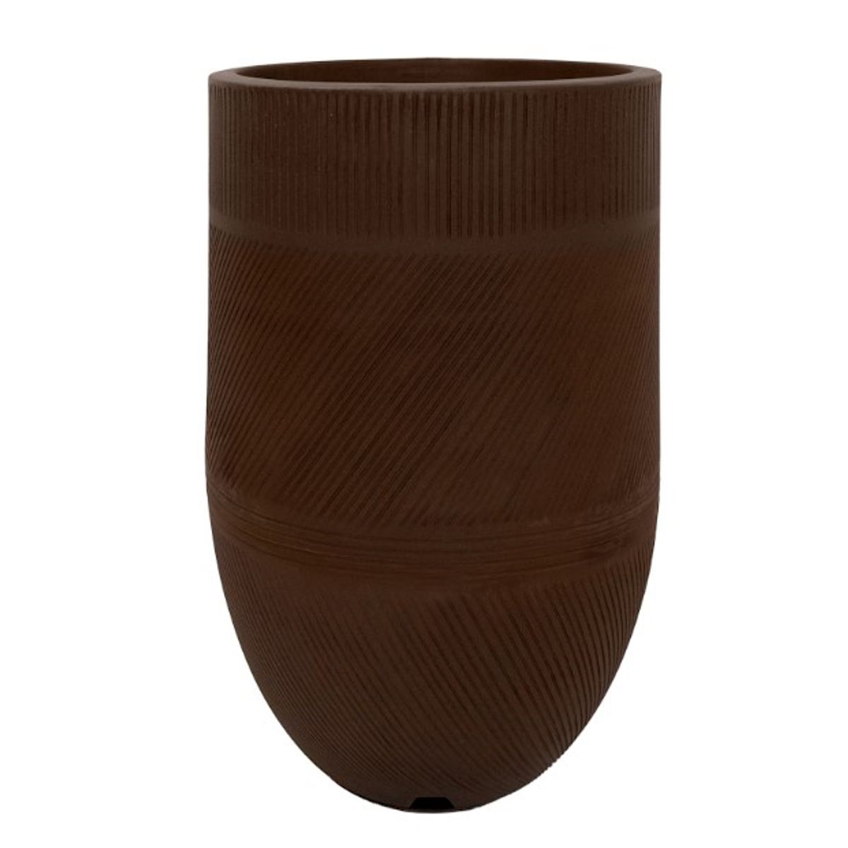 FLORIDIS - MACETERO FLORIDIS MARRON ARGOS 71CM ALTO CON PLATO