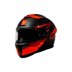 GENERICO - Casco De Moto Mt Helmets Hummer Quo B5 Rojo Brillo + Regalo