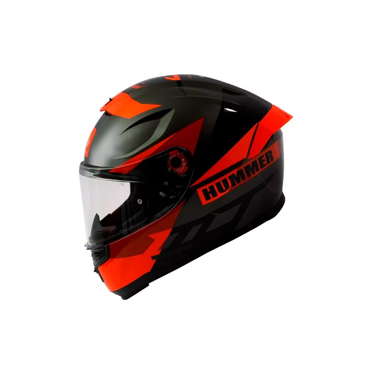 GENERICO - Casco De Moto Mt Helmets Hummer Quo B5 Rojo Brillo + Regalo