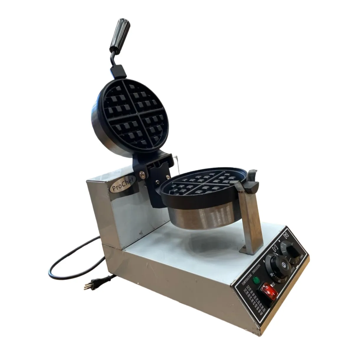 PROCHEF - Waflera Electrica Profesional Acero Inoxidable UWB-1A