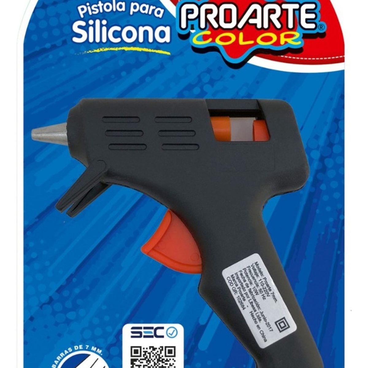 PROARTE - Pistola Manualidades Silicona Electrica Proarte 7mm